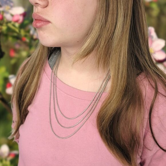 ROSE GOLD Stainless Steel Rope Chain Necklace 20" 22" 24" - Picture 10 of 13